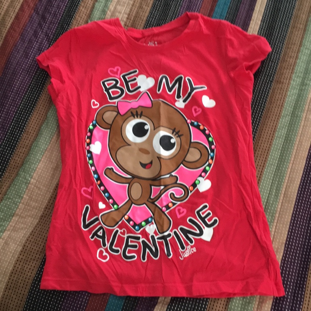 Justice Girls Valentine’s Day Shirt